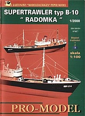 Plan Fishing Trawler typ B-10 Radomka - PROM